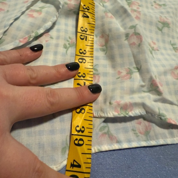 Vintage Character Floral Print Smoked Nightgown with Matching Robe - Picture 6 of 8